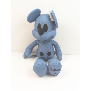 Disney x AE Mickey Mouse Denim Plush Stuffed Animal‎ Toy Collectible